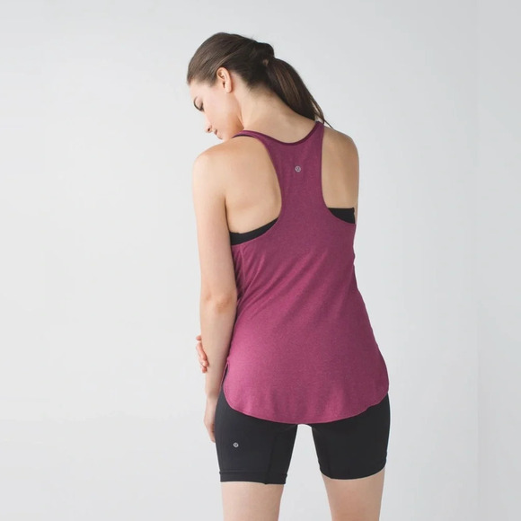 Lululemon What The Sport Racerback Singlet in Maroon Size 4/6 - Picture 7 of 12